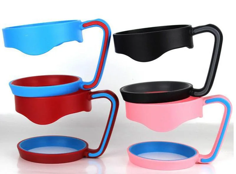 200 шт 7 цветов портативная бутылка для воды кружки чашка ручка 30 унций стакан