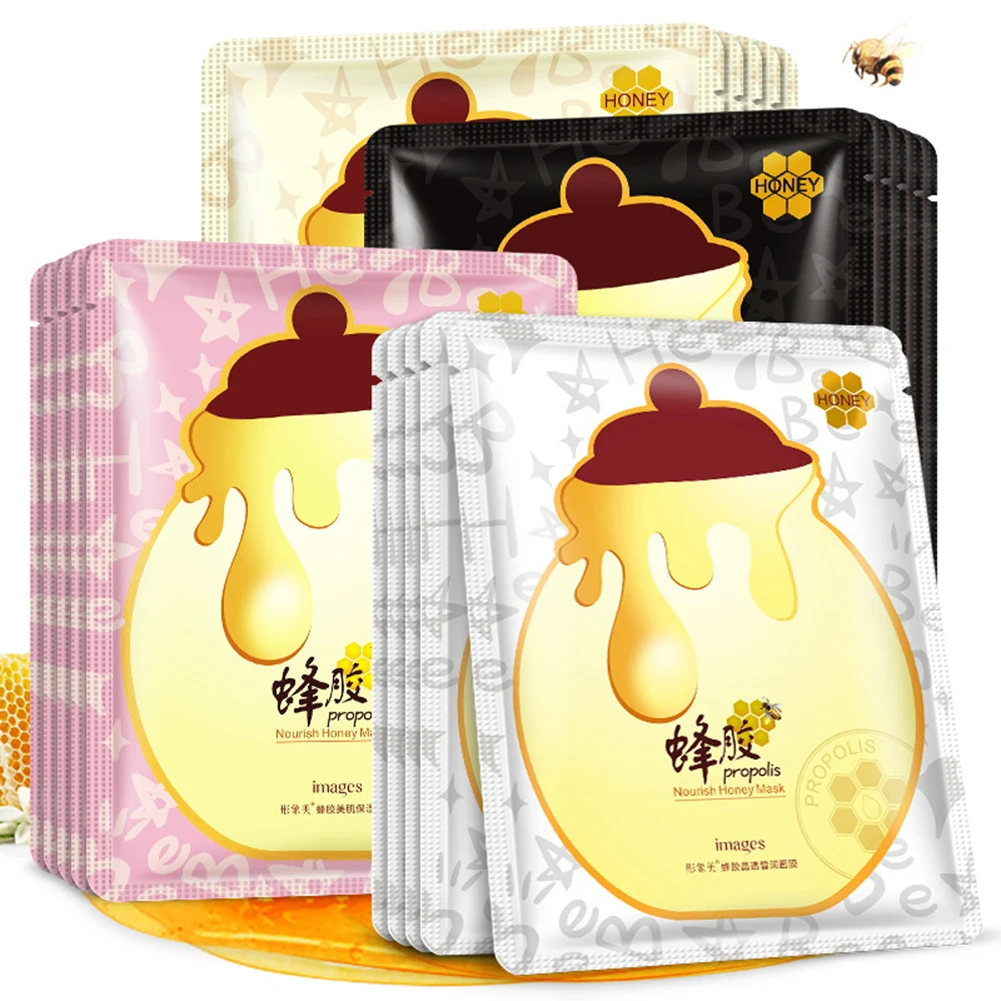 

Propolis hydrating cleansing invisible black mask Propolis extract moisturize moisturizing gentle nourishing mask skin care