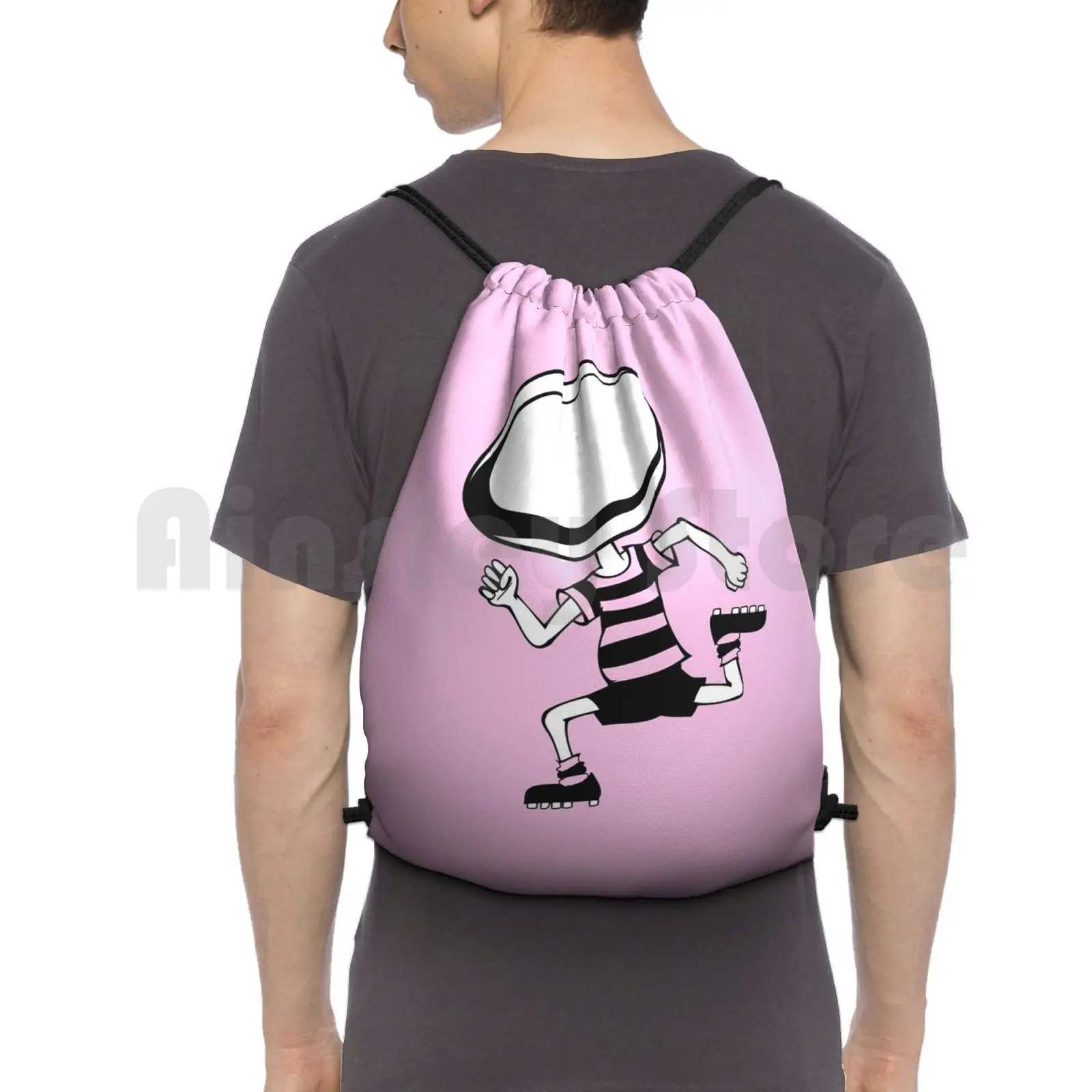 

Женский рюкзак для регби, сумка на шнурке, сумка для верховой езды, альпинизма, тренажерного зала, Детская сумка для регби, Веселый веер для р...