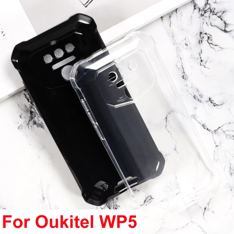 Защитный чехол для Oukitel WP5 Мягкий Силиконовый ТПУ защитный стеклянный