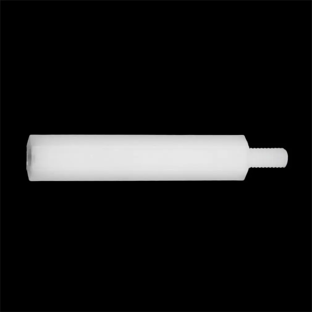 

Four axis special M3 single head hexagon nylon plastic screw M3x35+6