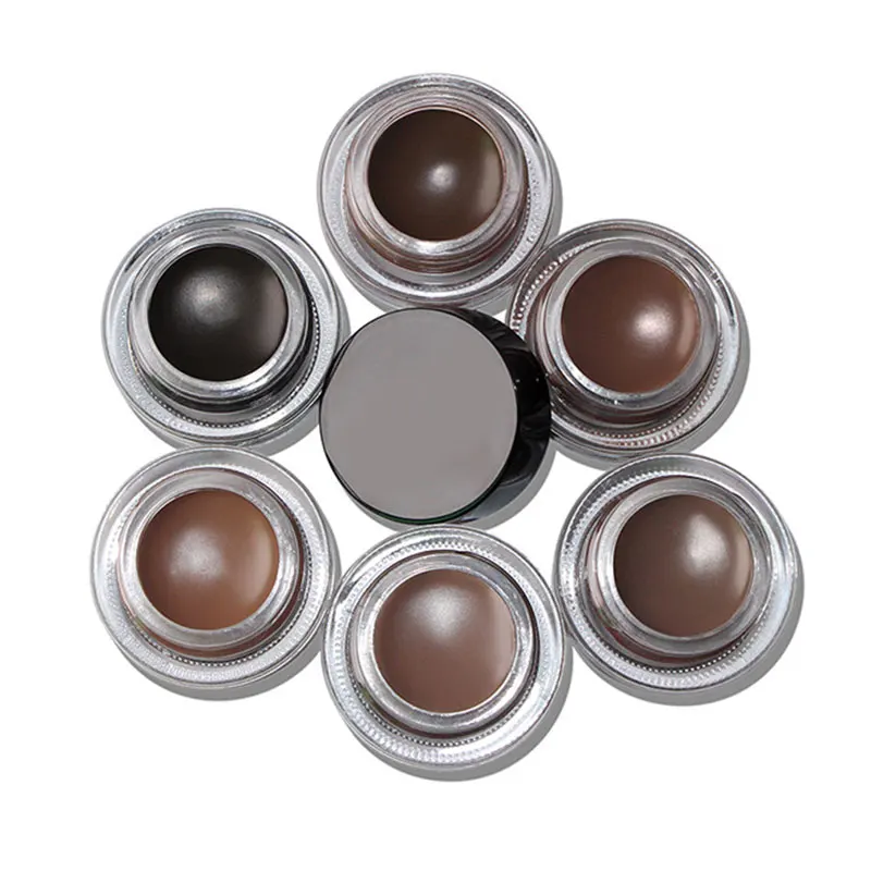Eyebrow Pomade Liner and Cream with Brush - Long Lasting Brow Color Gel Eyebrows Enhancers that Fills Shape HJL2019 | Красота и