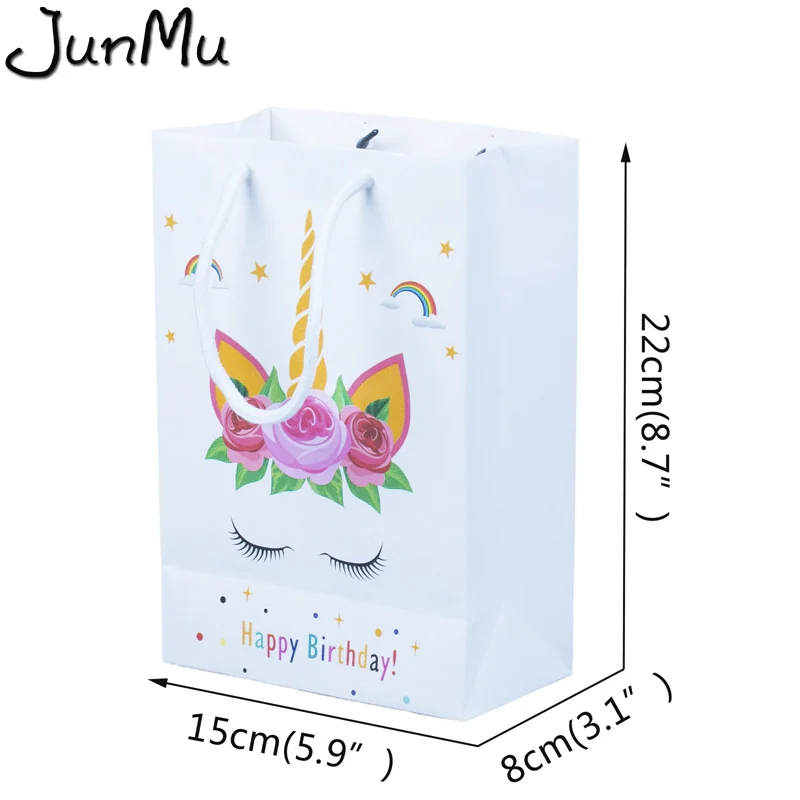 10 шт. Единорог Бумага сумки коробка конфет Дети сувениры событие вечерние Товары