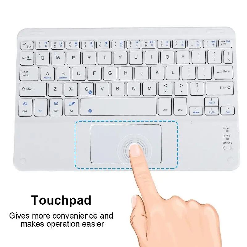 Мини ультра-тонкая беспроводная Bluetooth клавиатура для Android IOS Windows Планшет IPad