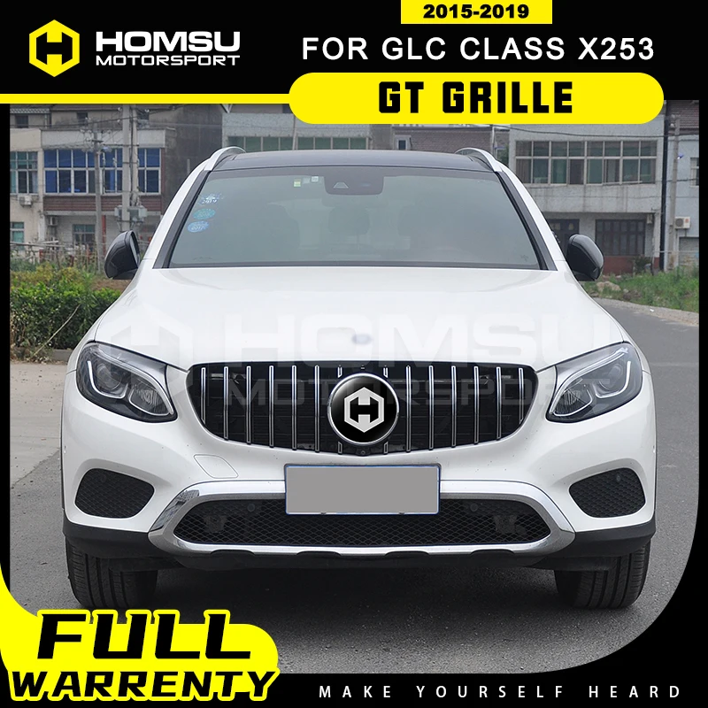 Для Mercedes GLC Clas w253 GT решетка 2016 + передний бампер Racing Gt для Coupe SUV GLC43 GLC200 GLC260 GLC300