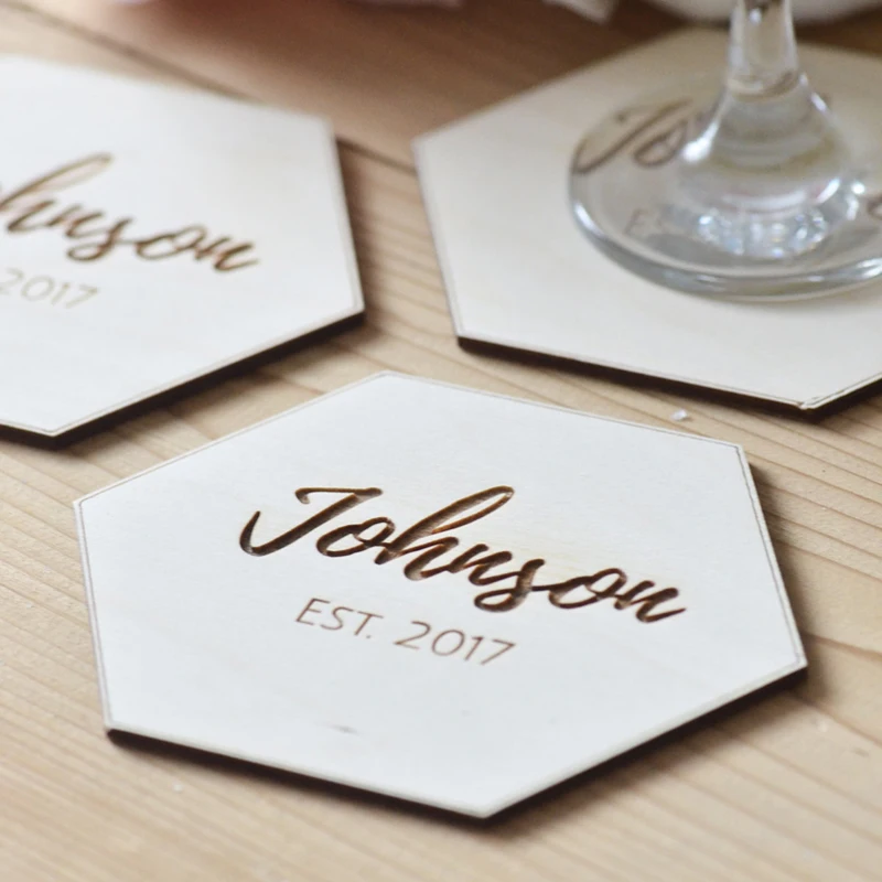 Деревянные подставки под стаканы напитки столы аксессуары для украшения