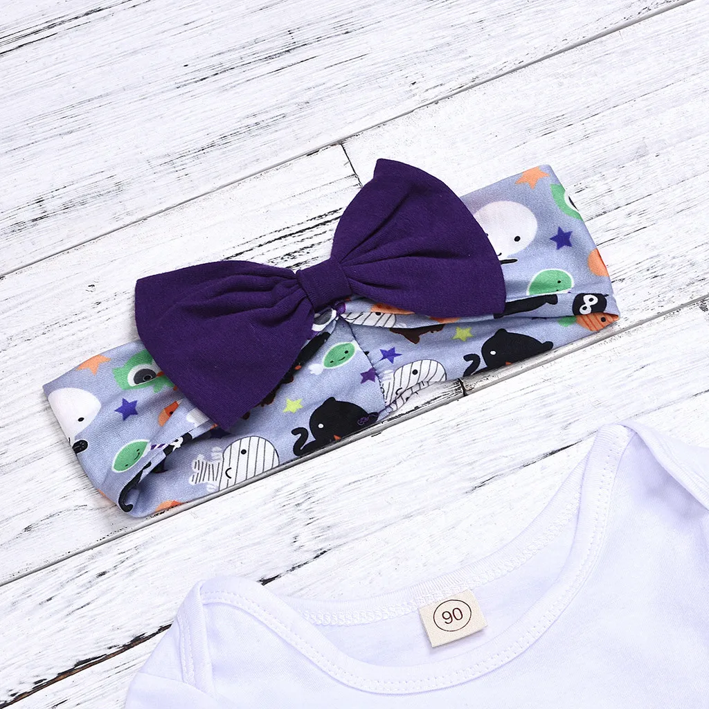 Комплекты одежды для маленьких девочек на Хэллоуин первый облегающий костюм