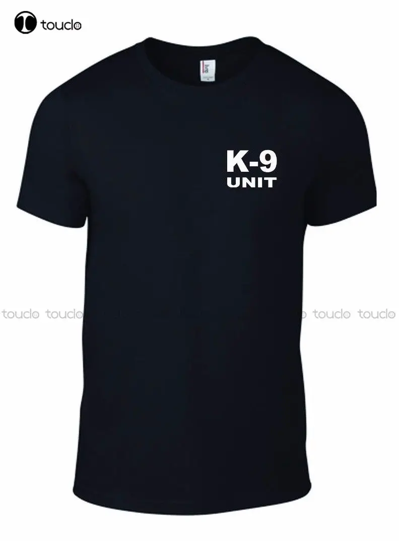 

Летняя хлопковая футболка с коротким рукавом, футболка для шерифа, дизайнерская футболка, помощник шерифа-K9, футболка для правоохранительн...