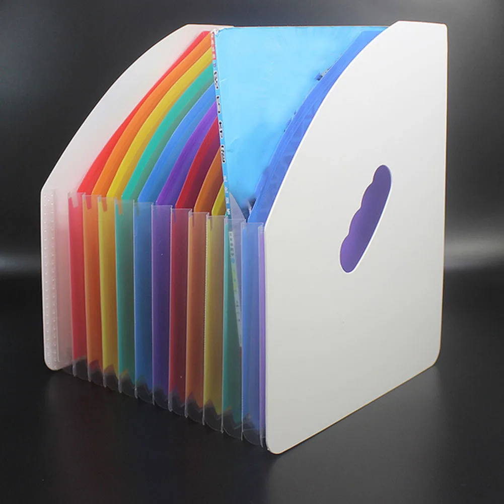 

A4 Protective Stationery School Document Organiser Expanding Desk Storage Paper Envelopes Waterproof File Folder Office Receipt