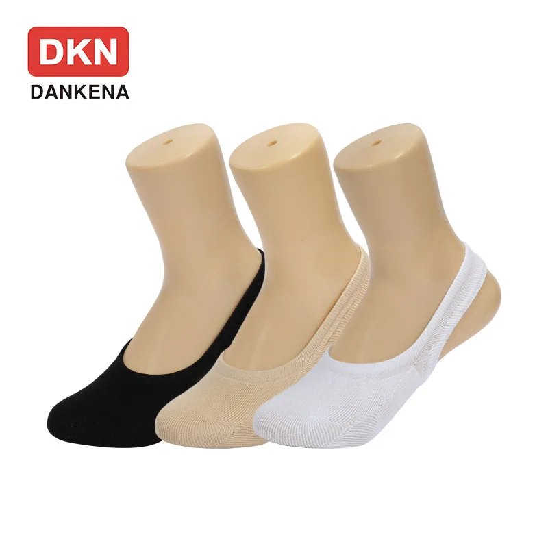 Короткие носки на подтяжках DKN летние тонкие хлопковые невидимые высоком каблуке