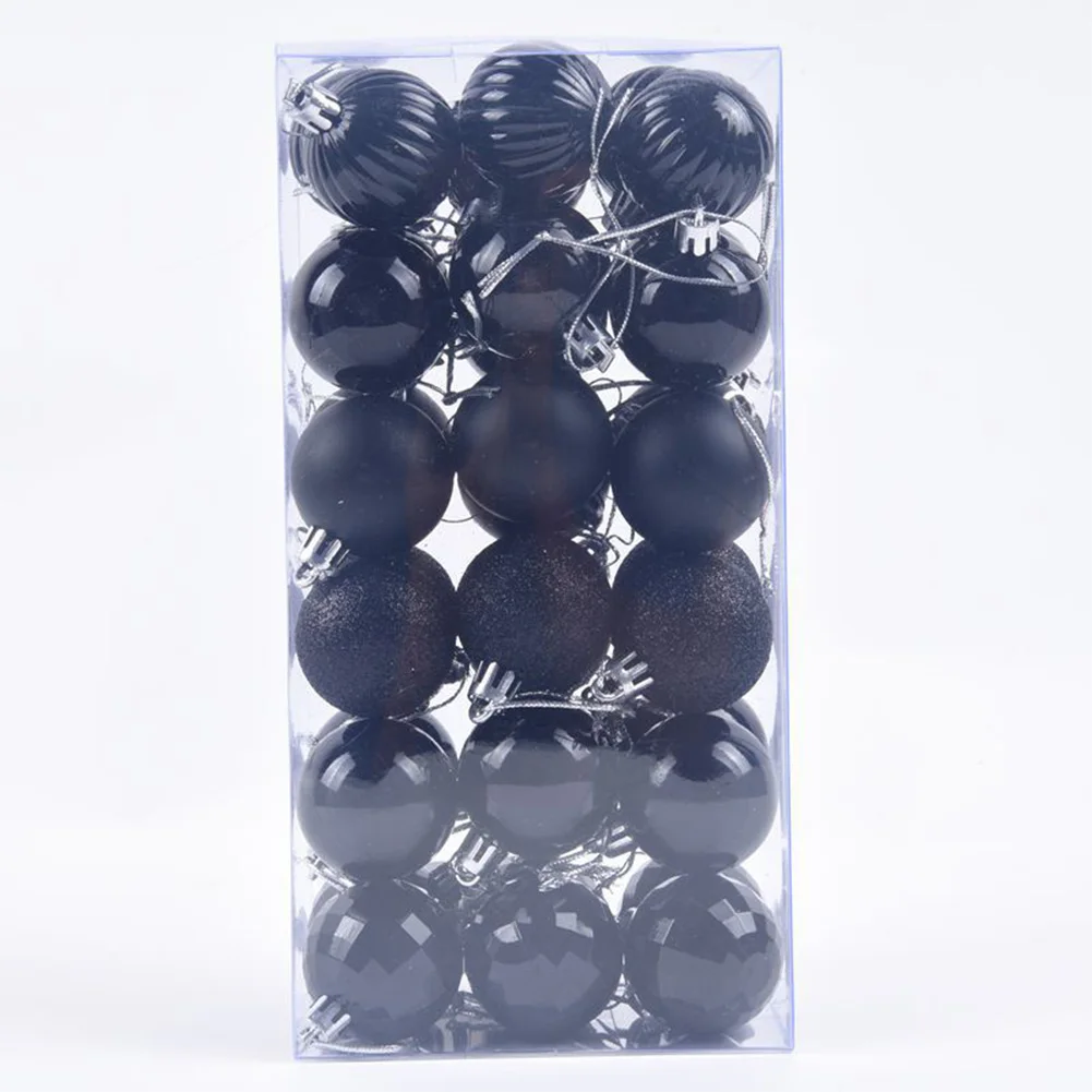 

36pcs 4cm Bright Decorative Balls Tree Pendant Ball Gift Box Set for Christmas Xmas Party Home Holiday Decoration