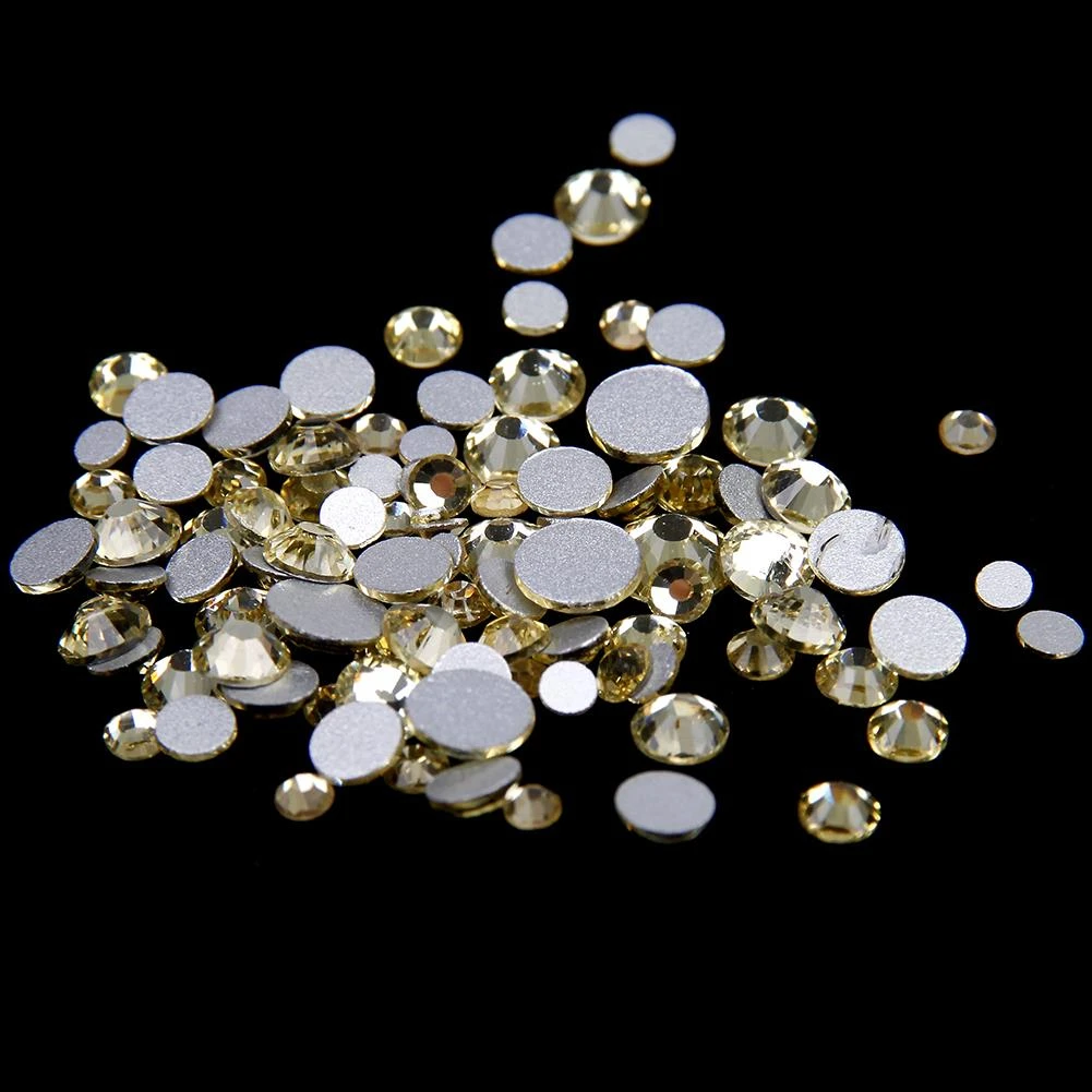 Высокое качество ss3-ss34 кристалл AB с плоской задней стороной для дизайна ногтей не