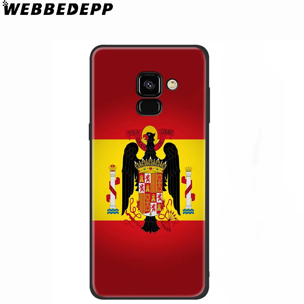 С флагом Испании испанский мягкий чехол для samsung Galaxy A70s A50s A40s A30s A20s A20E A10s Note 8 9 10