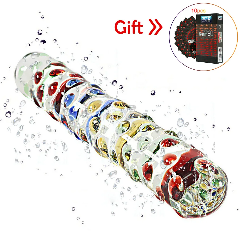 Пары кристалл фаллоимитатор огромный стеклянный женский анальный игрушки для