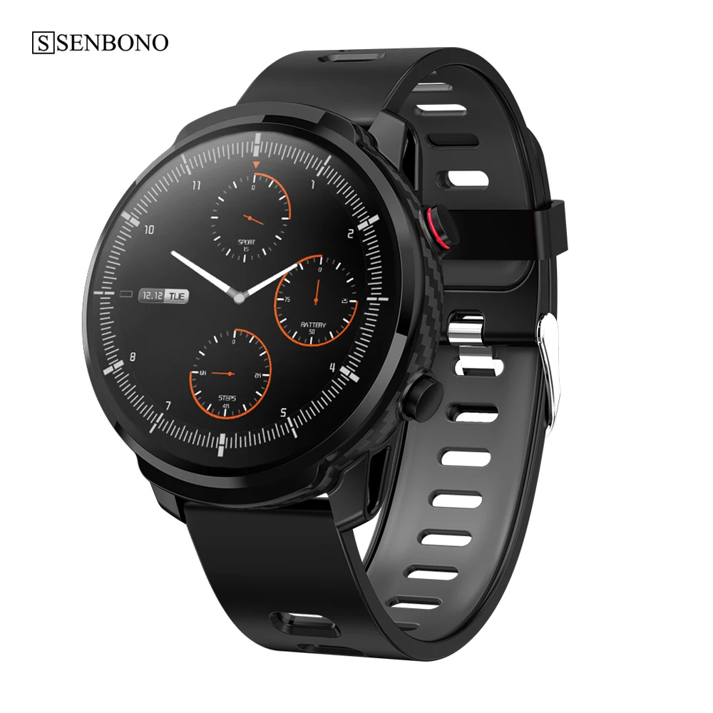 Умные часы SENBONO S10 Full touch спортивные для мужчин и женщин пульсометр прогноз погоды