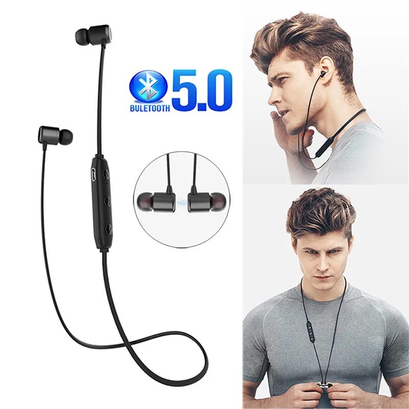 Bluetooth наушники с магнитной застежкой и микрофоном|Наушники гарнитуры| |