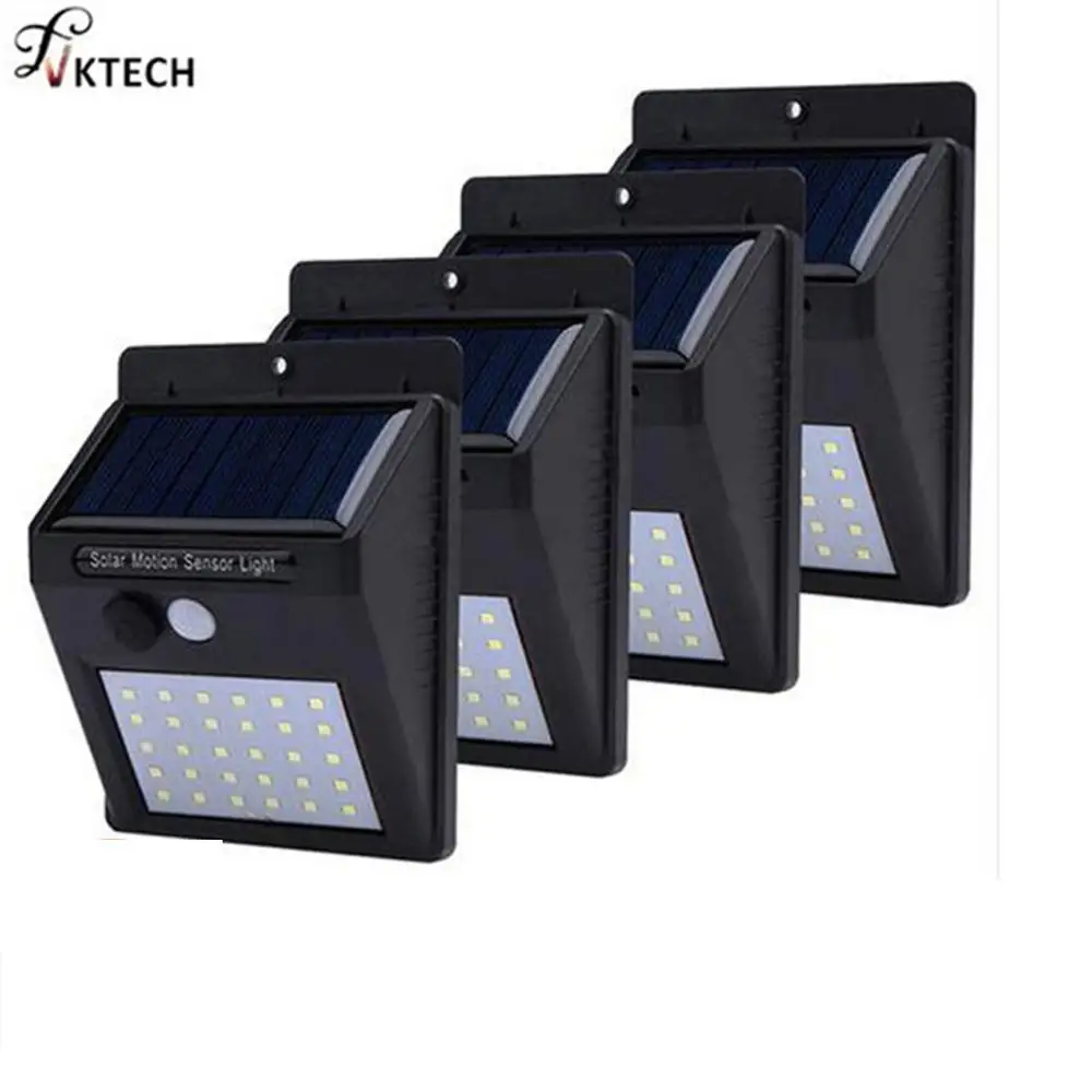 Уличный светильник на солнечной батарее с пассивным ИК датчиком движения 20/30