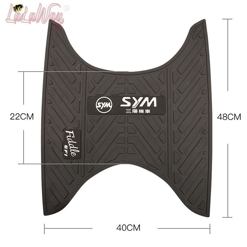 Коврики для скутеров и мотоциклов педаль Для SYM FIDDLE 4 CRUISYM 150 180 резиновая подкладка
