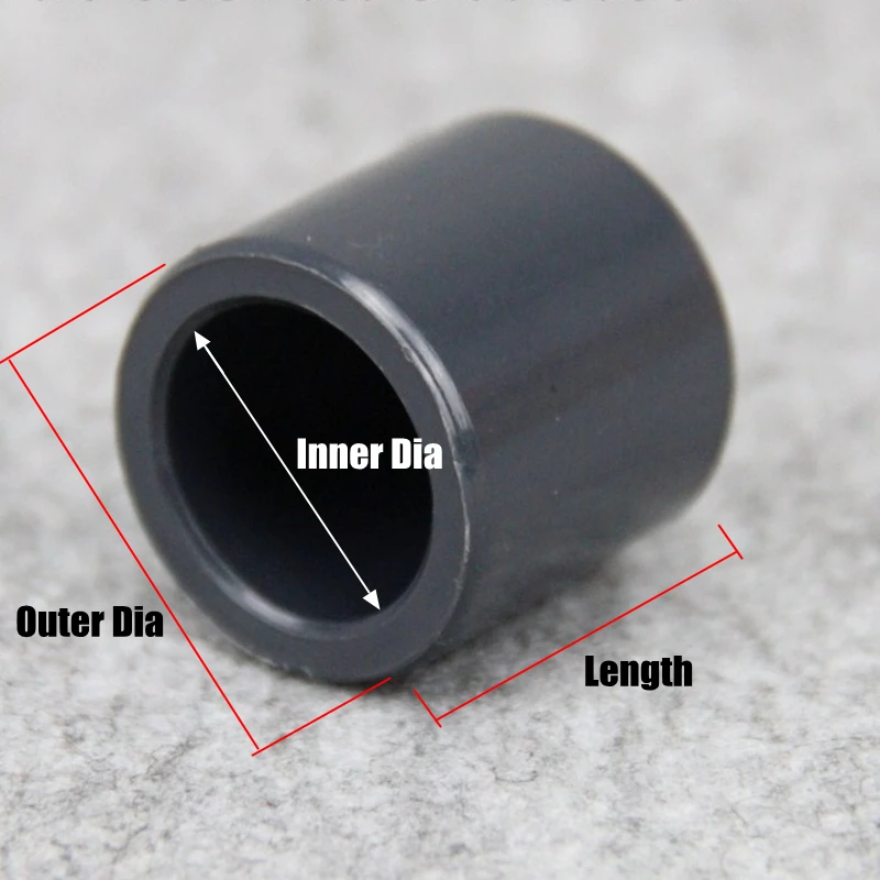 ANSI 1 шт. I.D 21 34-114 3 мм (1/2 &quot-4&quot) Высокое качество UPVC Торцевая крышка сад