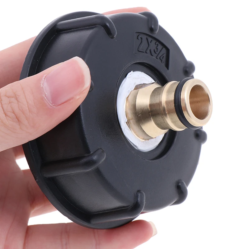

IBC Tap Hose Adapter Reducer Connector Water Tank Fitting S60x6 To 3/4'' Standard Coarse Thread Durable Garden Hose Pipe Storage