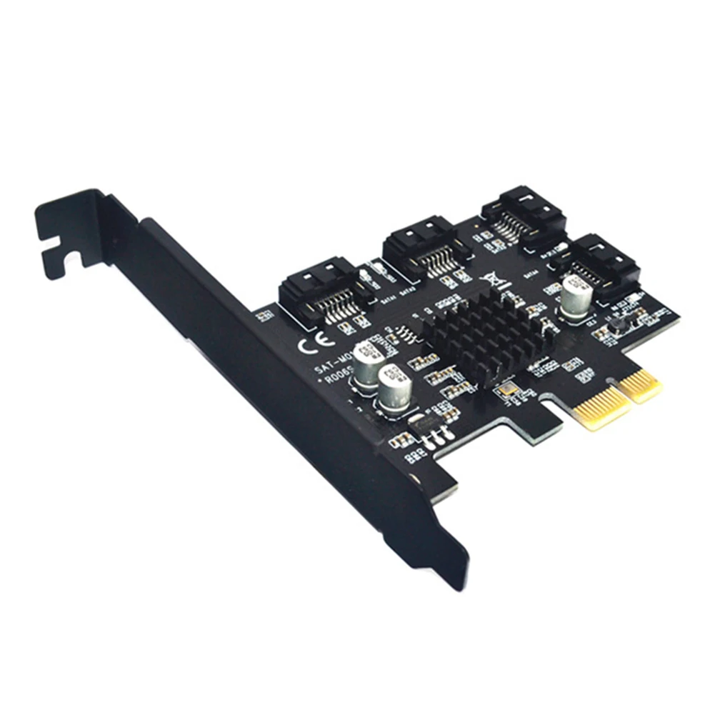 4 порты и разъёмы sata iii адаптер pci e к