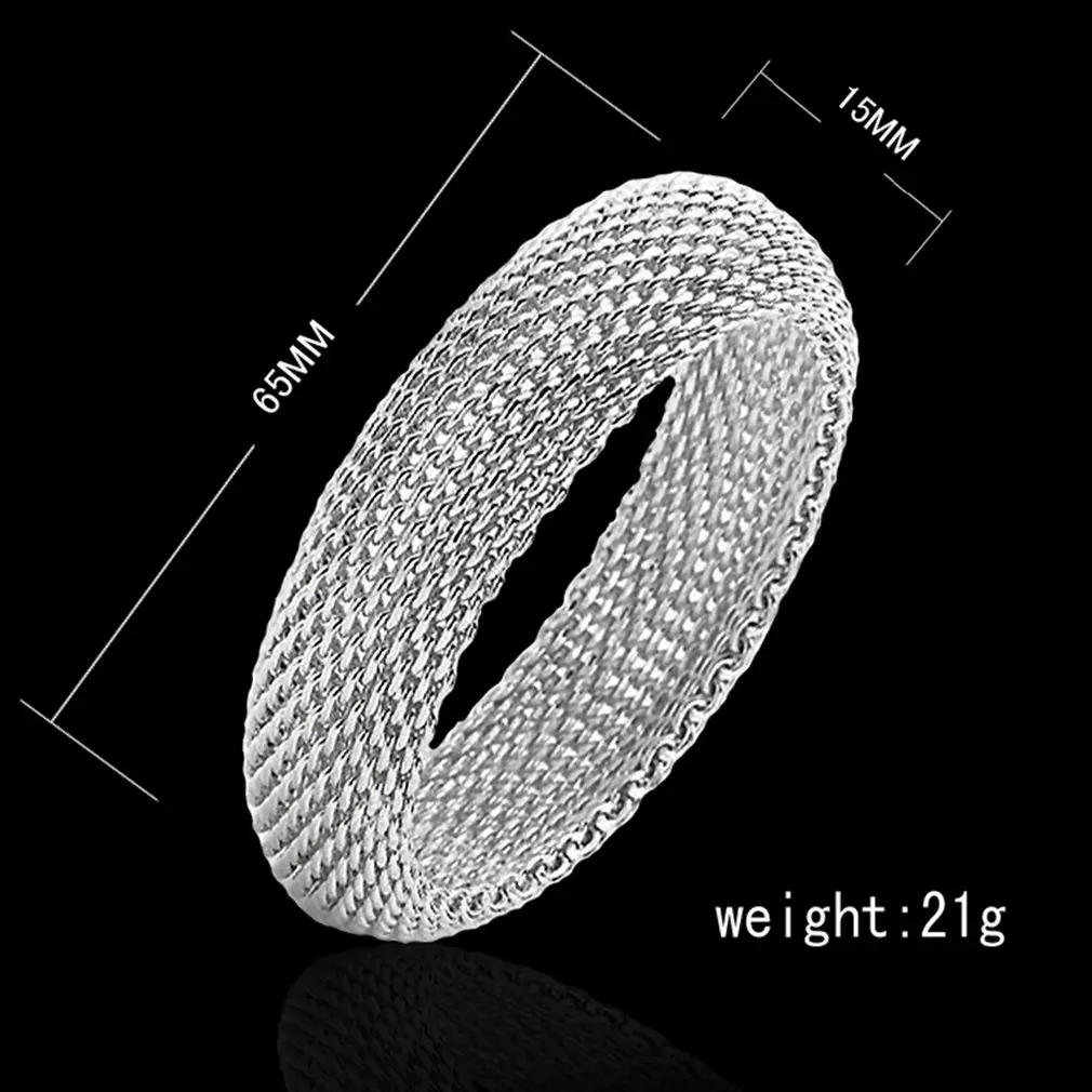 

Fashion Weeding Jewelry Mesh Bangle Bracelet Jewelry Gift Anniversary Gift Charm Excellent Jewelry For Women