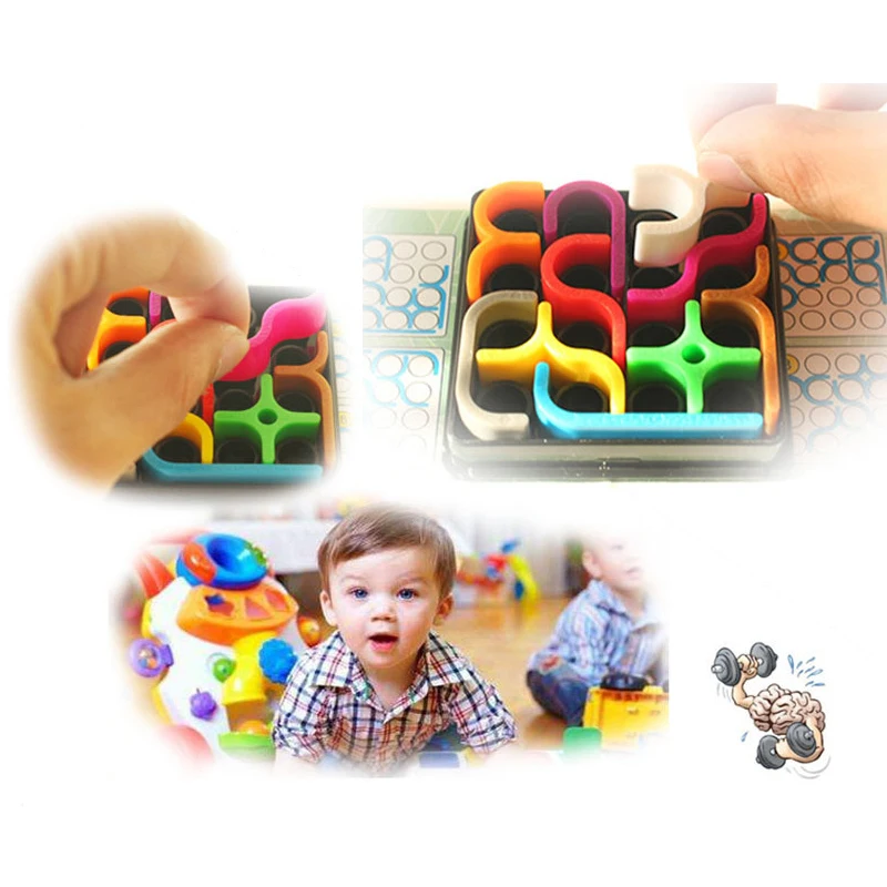 Новые Красочные Кривые 3D головоломки забавные сумасшедшие кривые