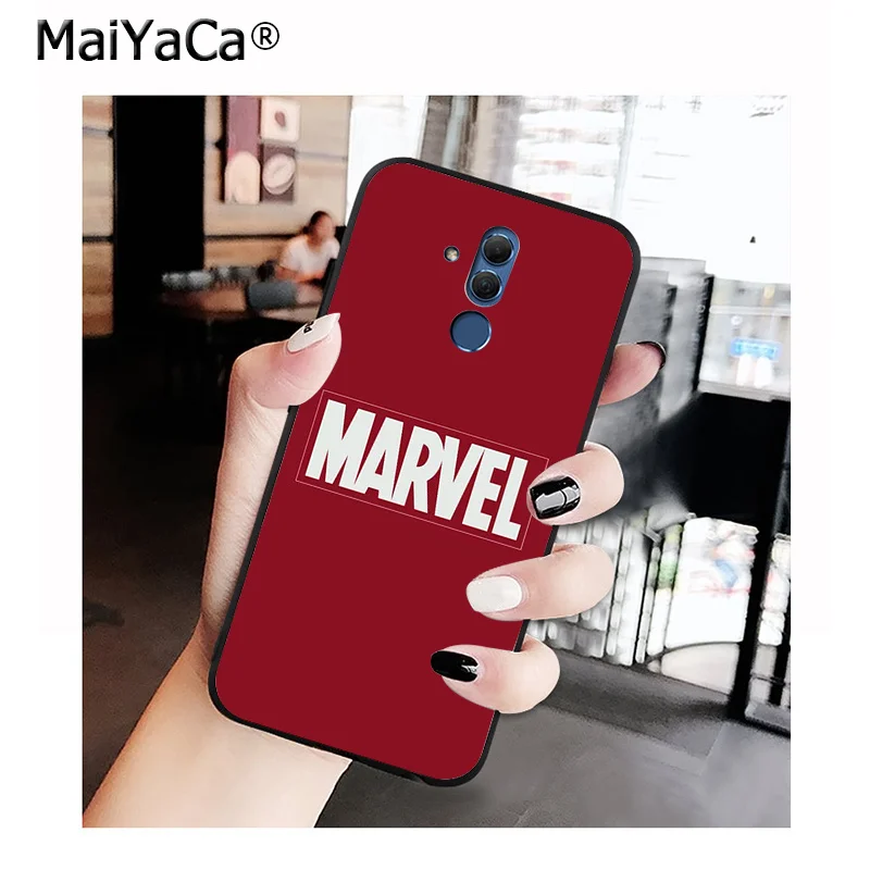 MaiYaCa фильма «Дэдпул»; рубашки Железный человек Марвел Мстители чехол для телефона с логотипом для Huawei mate 10 20 Lite 20X Коврики 20 10 Pro Коврики 9 Nova3 3i