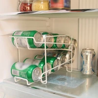 soda can dispenser drink beers beverage storage rack holder pantry kitchen fridge organizer hr