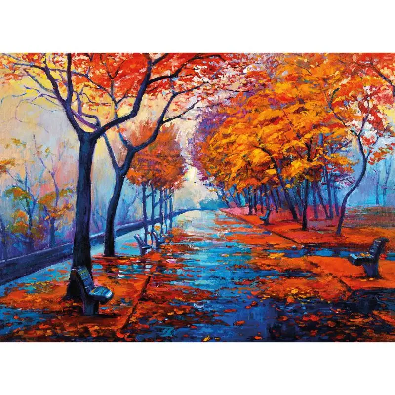 

vailo Nikolov Autumn Oil Painting Reproduction Canvas Print 50x70 cm