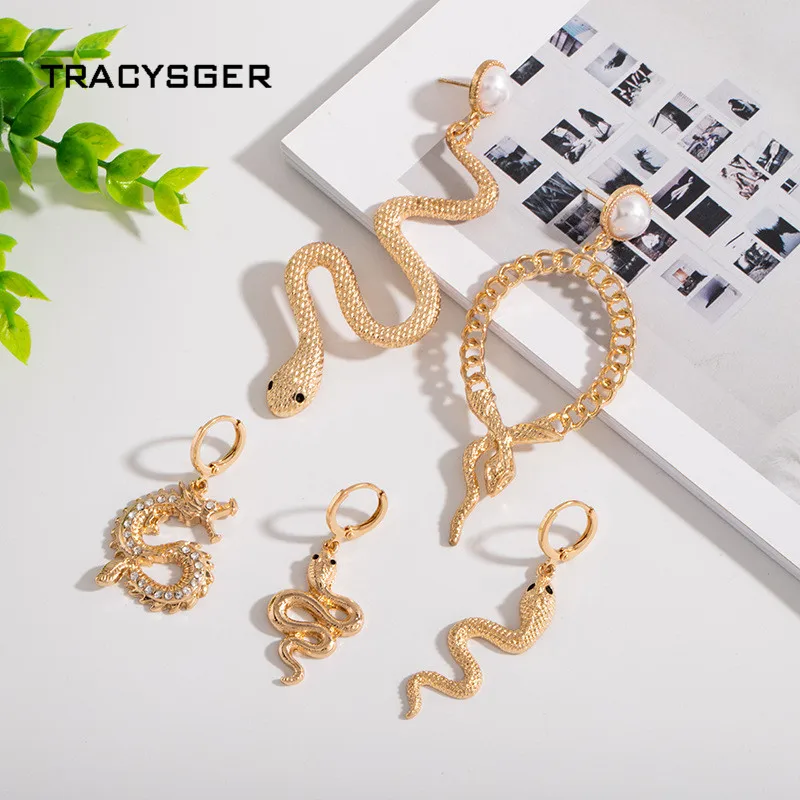 AH ER84839 /TRACYSGER/ 2019 sanke retro дракон|Ювелирные наборы| |