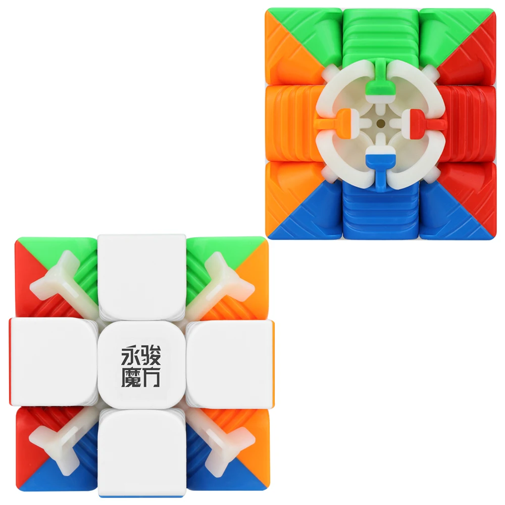 Новые оригинальные куб Yongjun Yj Yulong V2 м 3x3x3 Магнитная Магический кубик