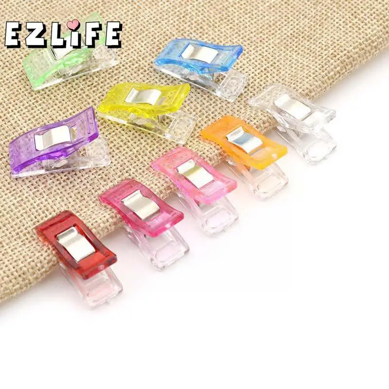 50 шт. цветные пластиковые зажимы для одежды | Дом и сад