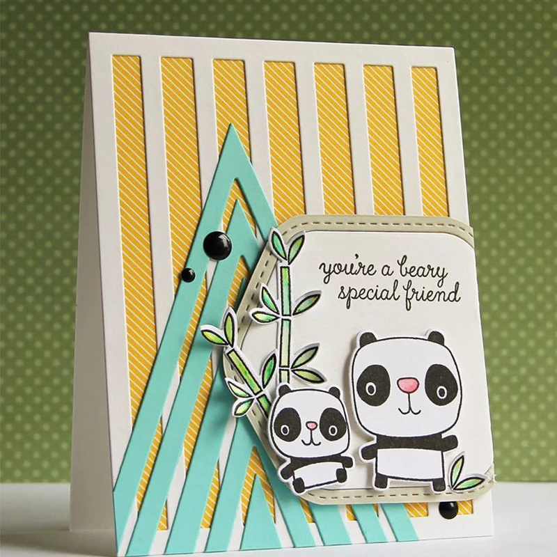 Прозрачные силиконовые панды и фразы сделай сам для скрапбукинга | Дом сад