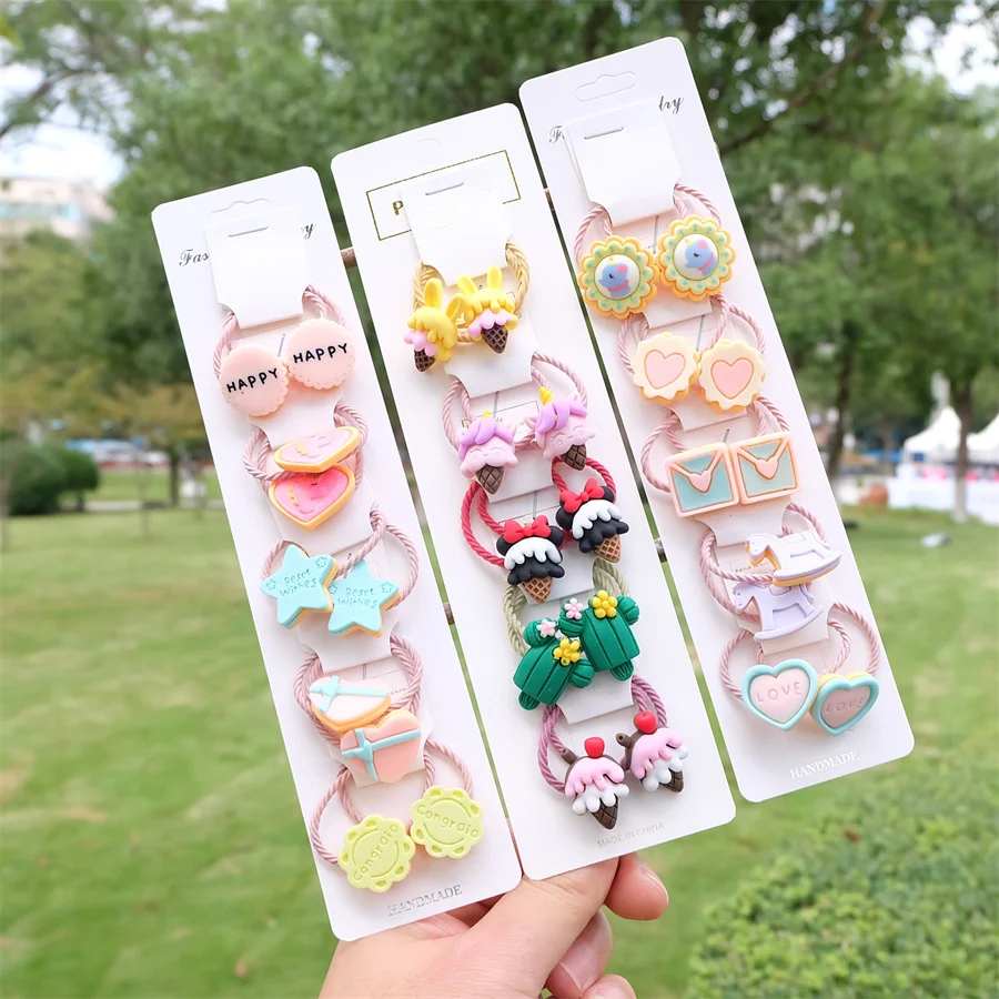 Новогодняя елка снежный человек лось держатель для конского хвоста резинки