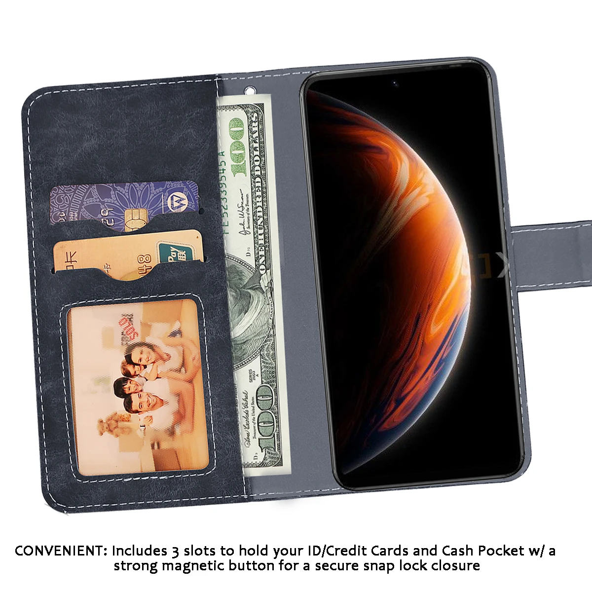 Винтажный кожаный кошелек Infinix ZERO X Pro чехол с откидной крышкой 6 67 дюйма