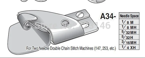 Сделано в Тайване оплетка или лента с застежкой прямой A34 1/8HM 1/18HM 3/16Mh 1/4xh для иглы