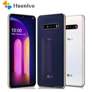 lg v60 thinq v600 refurbished original 6 8 8gb ram 128256gb rom 64mp triple rear camera single sim 5000mah fingerprint free global shipping