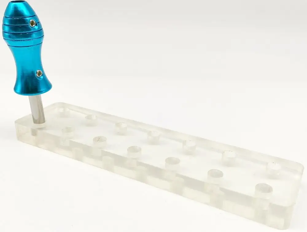 1 шт акриловые держатели для тату-машинок трубки держатель стенд 14 отверстий Storeage