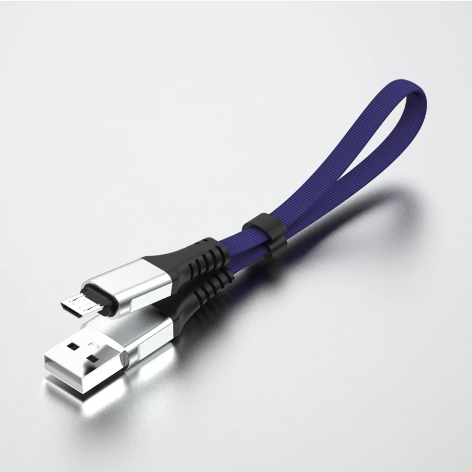 30 см USB кабель 2.4A Быстрая зарядка Micro USB/type C кабель для зарядного устройства для iphone samsung S8 S9 Redmi Note 4 USB-C данных короткий шнур