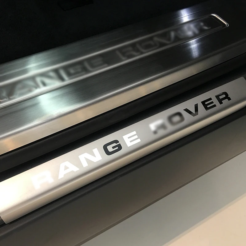 Педали из нержавеющей стали для автомобиля накладки на внешний порог Landrover Range Rover