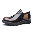 Мужские кожаные туфли zyyвмещающие весну 2021, новые мужские туфли в британском стиле с большой головой, деловые туфли