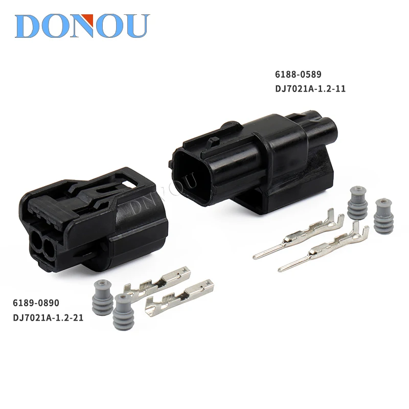 

1 компл. 2-контактный разъем для датчика воздухозаборника Honda Accord разъем для сигнала поворота 6188-0589/6189-0890 с внешней планкой/21