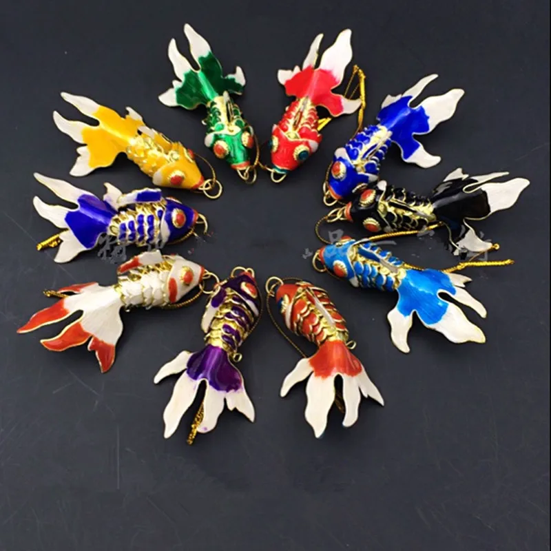 3 размера ручной Яркий качели фантазии счастливая брелок в форме рыбы китайская