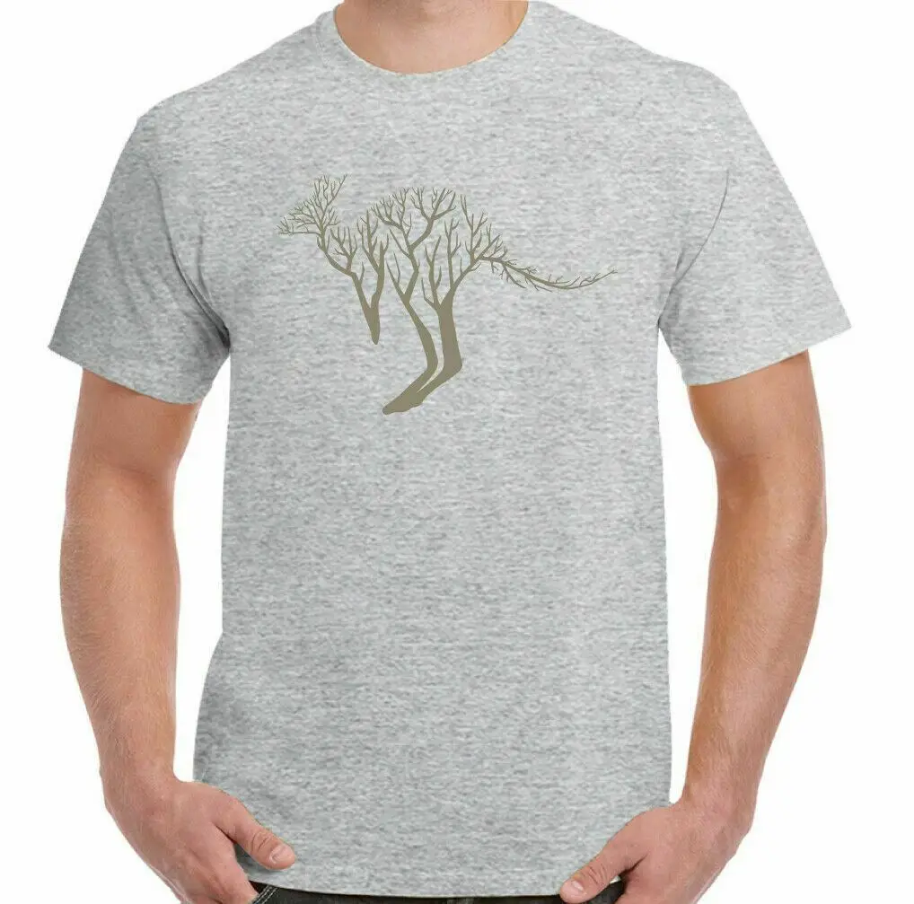 Футболка кенгуру дерево Мужская Современная животная среда Австралия лучший