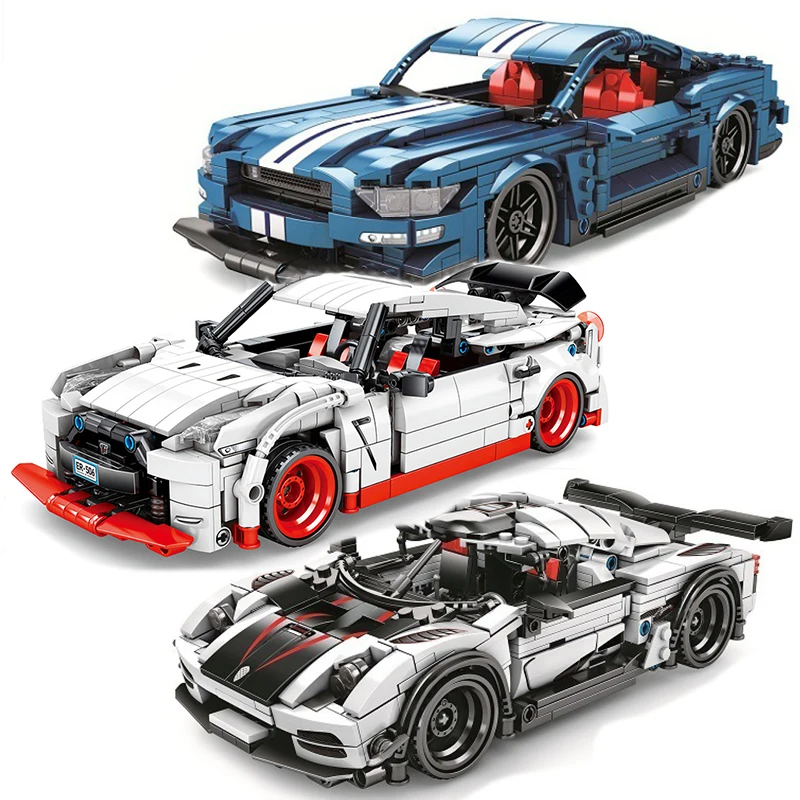 728 шт. Детский конструктор гоночный автомобиль|Блочные конструкторы| |