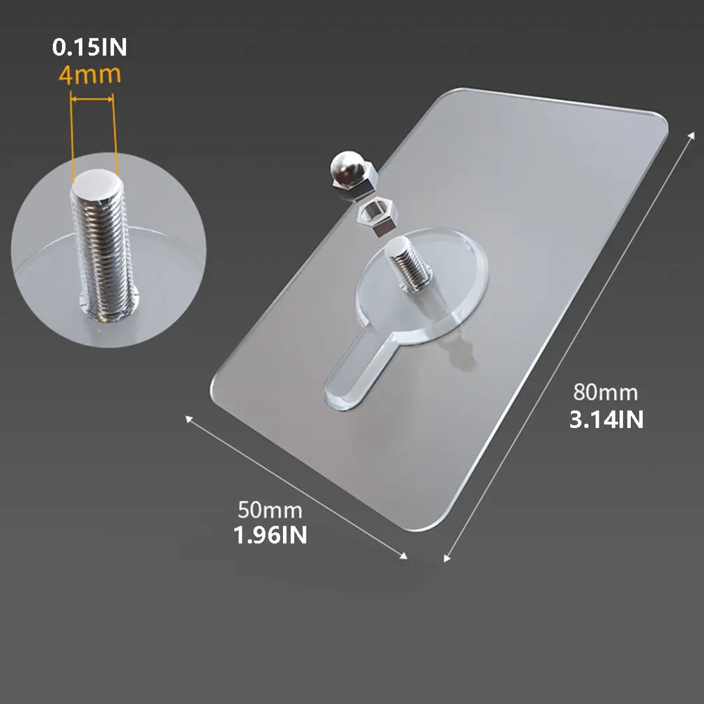 Неперфорированный стикер сильная вискоза Ванная Кухня стены присоска клей без