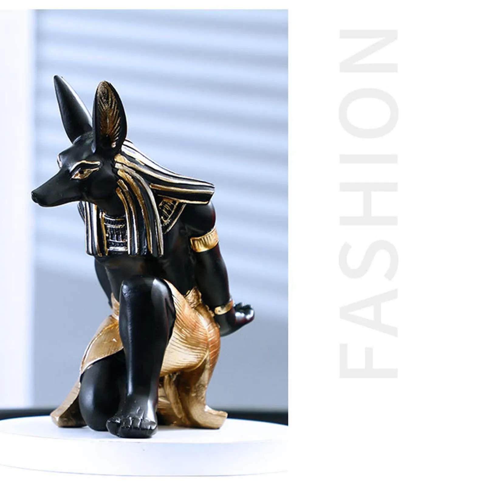 Полимерные статуэтки Anubis God для вина современные в виде египетской собаки