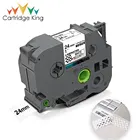 Ленты для этикеток, 24 мм, цвет черныйбелый, TZeSE5TZSE5TZeSE5, совместимы с принтерами Brother P-touch