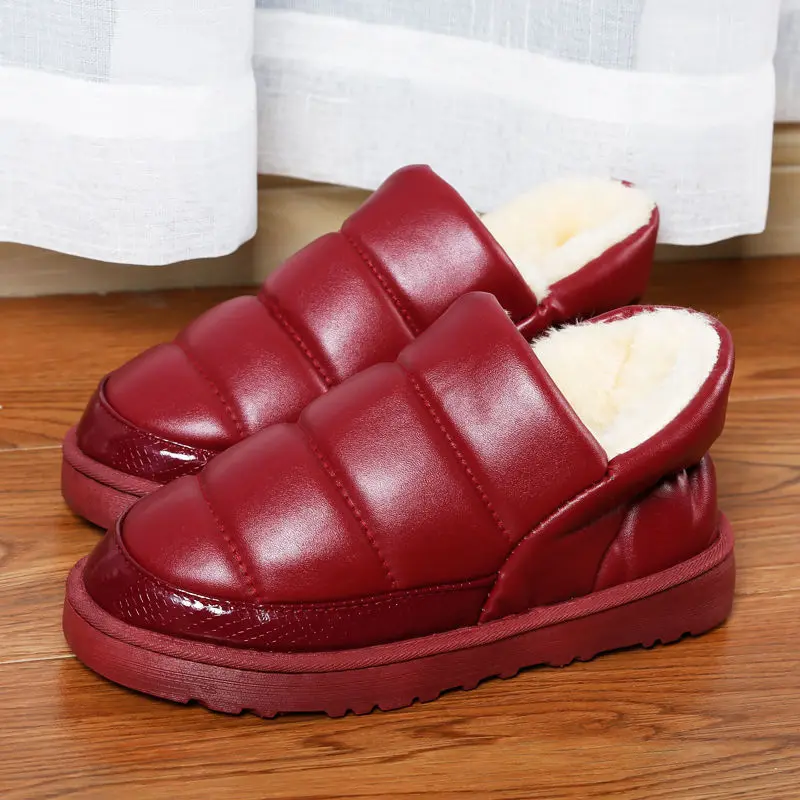 Ботинки женские плюшевые зимние водонепроницаемые с мехом мягкие 2020 | Обувь